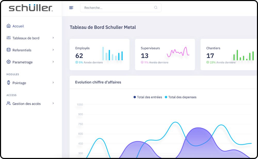 Plateforme de gestion des projets de construction